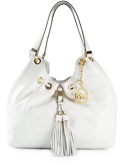 michael michael kors cold shoulder top white|Michael Kors shoulder bags outlet.